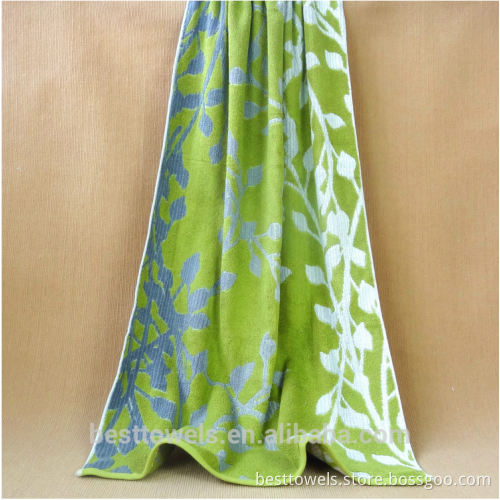 China supplier cheap 100%cotton jacquard bath towel